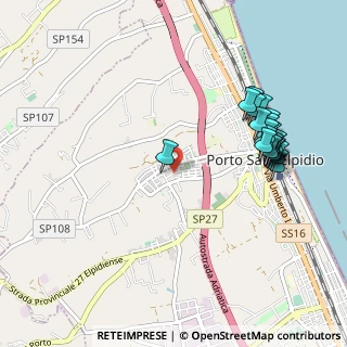 Mappa Via Andrea Costa, 63821 Porto Sant'Elpidio FM, Italia (1.1295)