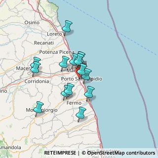 Mappa Via Andrea Costa, 63821 Porto Sant'Elpidio FM, Italia (11.57467)