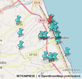 Mappa Via G. Brodolini, 63821 Porto Sant'Elpidio FM, Italia (1.6785)