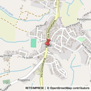 Mappa Via Grossetana, 142, 53018 Sovicille, Siena (Toscana)