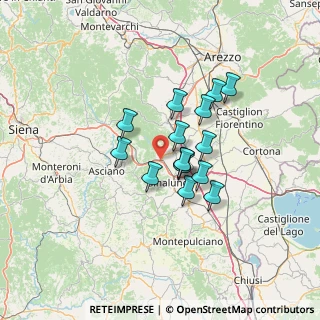 Mappa Locali. Palazzolo, 53048 Lucignano AR, Italia (10.14133)