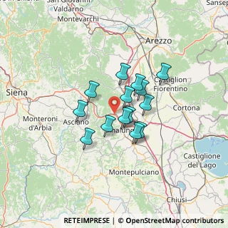 Mappa Locali. Palazzolo, 53048 Lucignano AR, Italia (9.48286)
