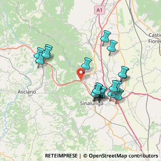 Mappa Via della stazione, 53048 Sinalunga SI, Italia (7.4175)