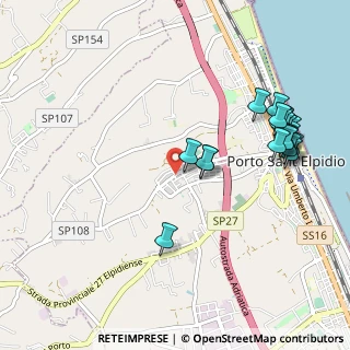 Mappa Via Giacomo Brodolini, 63821 Porto Sant'Elpidio FM, Italia (1.1785)