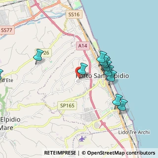 Mappa Via Giacomo Brodolini, 63821 Porto Sant'Elpidio FM, Italia (1.97545)