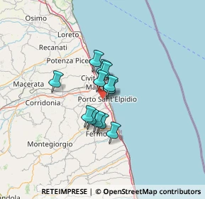 Mappa Via Giacomo Brodolini, 63821 Porto Sant'Elpidio FM, Italia (8.24417)