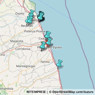 Mappa Via Giacomo Brodolini, 63821 Porto Sant'Elpidio FM, Italia (16.8275)