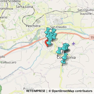 Mappa Contrada Fontelepre, 62014 Corridonia MC, Italia (1.23071)