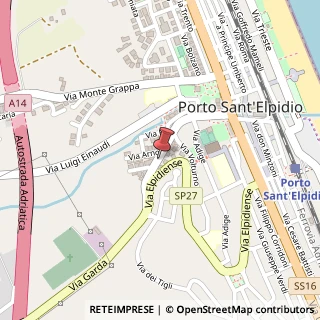Mappa Via San Giovanni Bosco, 75, 63821 Porto Sant'Elpidio, Fermo (Marche)