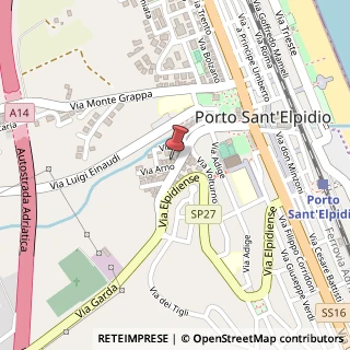 Mappa Via San Giovanni Bosco, 75, 63821 Porto Sant'Elpidio, Fermo (Marche)