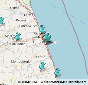 Mappa Via Luigi Einaudi, 63018 Porto Sant'Elpidio FM, Italia (19.59083)