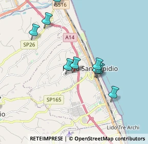 Mappa Via Luigi Einaudi, 63018 Porto Sant'Elpidio FM, Italia (2.36636)