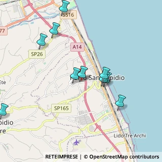 Mappa Via Luigi Einaudi, 63821 Porto Sant'Elpidio FM, Italia (2.36636)