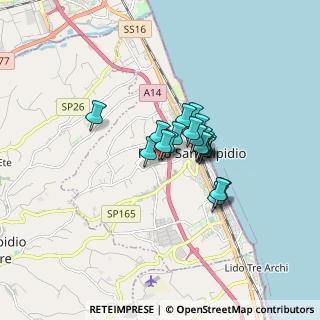 Mappa Via Luigi Einaudi, 63821 Porto Sant'Elpidio FM, Italia (1.028)
