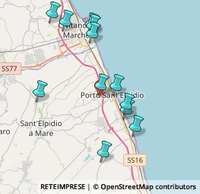 Mappa Via Luigi Einaudi, 63018 Porto Sant'Elpidio FM, Italia (4.02417)