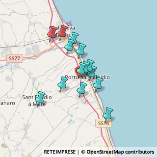 Mappa Via Luigi Einaudi, 63821 Porto Sant'Elpidio FM, Italia (2.88643)