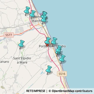 Mappa Via Luigi Einaudi, 63821 Porto Sant'Elpidio FM, Italia (4.02417)