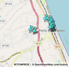 Mappa Via Luigi Einaudi, 63018 Porto Sant'Elpidio FM, Italia (0.855)