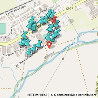 Mappa Via Gherardo Luciani, 62010 Casette Verdini MC, Italia (0.23571)