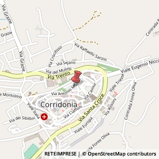 Mappa Via mollari antonio 60, 62014 Corridonia, Macerata (Marche)