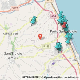 Mappa Strada Provinciale Corvese, 63821 Porto Sant'Elpidio FM, Italia (2.697)