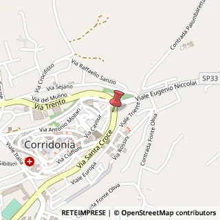 Mappa Via S. Croce, 20, 62014 Corridonia, Macerata (Marche)
