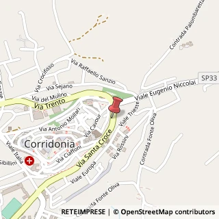 Mappa Via S. Croce, 34, 62014 Corridonia, Macerata (Marche)