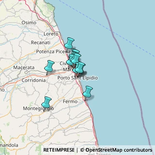 Mappa Via dei Mille, 63821 Porto Sant'Elpidio FM, Italia (7.35)
