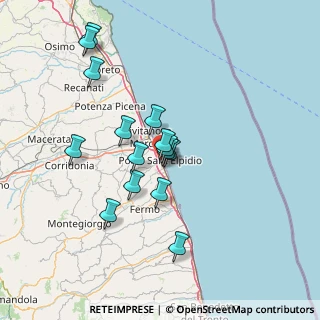 Mappa Via dei Mille, 63821 Porto Sant'Elpidio FM, Italia (12.828)