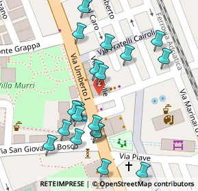 Mappa Piazza Giuseppe Garibaldi, 63821 Porto Sant'Elpidio FM, Italia (0.071)