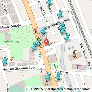 Mappa Piazza Giuseppe Garibaldi, 63821 Porto Sant'Elpidio FM, Italia (0.106)