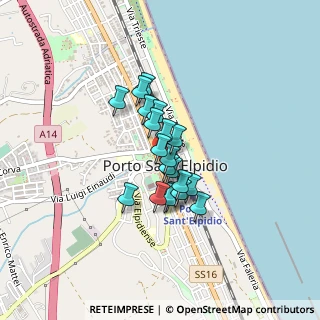 Mappa Via dei Mille, 63821 Porto Sant'Elpidio FM, Italia (0.2845)