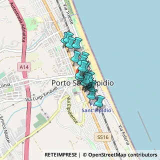 Mappa Piazza Giuseppe Garibaldi, 63821 Porto Sant'Elpidio FM, Italia (0.227)
