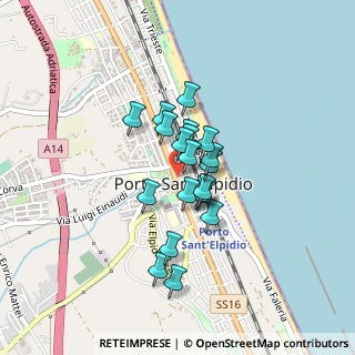 Mappa Via dei Mille, 63821 Porto Sant'Elpidio FM, Italia (0.2985)