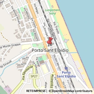 Mappa Piazza Giuseppe Garibaldi, 63821 Porto Sant'Elpidio FM, Italia, 63821 Porto Sant'Elpidio, Fermo (Marche)