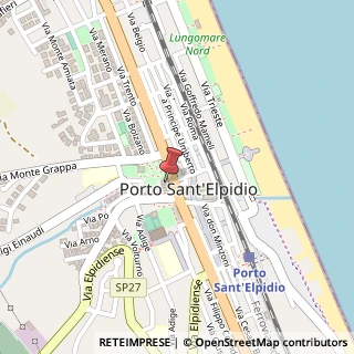 Mappa Piazzale Virgilio, 43, 63821 Porto Sant'Elpidio, Fermo (Marche)