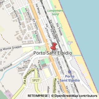 Mappa Via Cesare Battisti, 4, 63821 Porto Sant'Elpidio, Fermo (Marche)