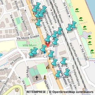 Mappa Via Fratelli Cairoli, 63821 Porto Sant'Elpidio FM, Italia (0.1295)