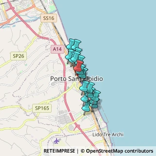 Mappa Via dei Mille, 63821 Porto Sant'Elpidio FM, Italia (1.0485)