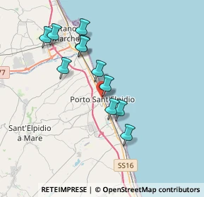 Mappa Piazza Giuseppe Garibaldi, 63821 Porto Sant'Elpidio FM, Italia (3.39273)