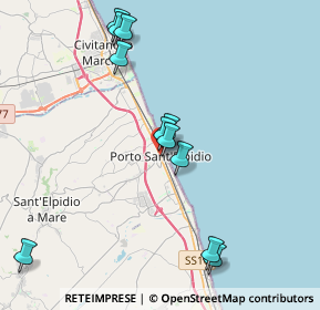 Mappa Piazza Giuseppe Garibaldi, 63821 Porto Sant'Elpidio FM, Italia (4.63167)