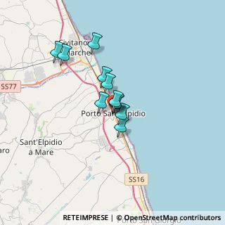 Mappa Via Fratelli Cairoli, 63821 Porto Sant'Elpidio FM, Italia (2.23818)