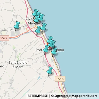 Mappa Via dei Mille, 63821 Porto Sant'Elpidio FM, Italia (3.39)