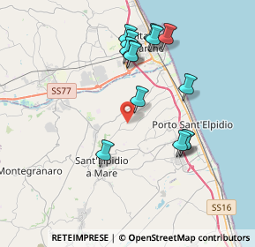 Mappa Strada Cascinare, 63811 Sant'Elpidio a Mare FM, Italia (3.80571)