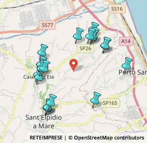 Mappa Strada Cascinare, 63811 Sant'Elpidio a Mare FM, Italia (2.114)