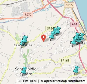 Mappa Strada Cascinare, 63811 Sant'Elpidio a Mare FM, Italia (2.46692)