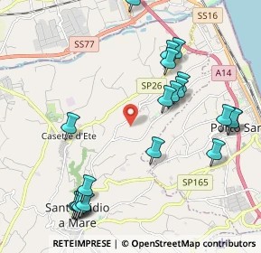 Mappa Strada Cascinare, 63811 Sant'Elpidio a Mare FM, Italia (2.4765)