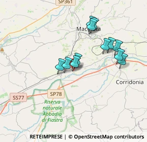 Mappa Via Jurij Gagarin, 62100 Macerata MC, Italia (3.255)