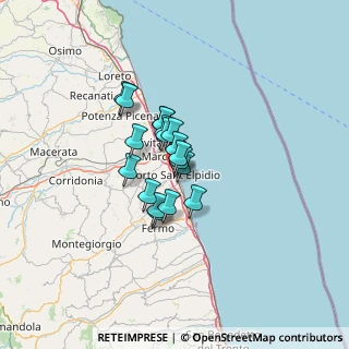 Mappa Via Indipendenza, 63821 Porto Sant'Elpidio FM, Italia (7.92611)
