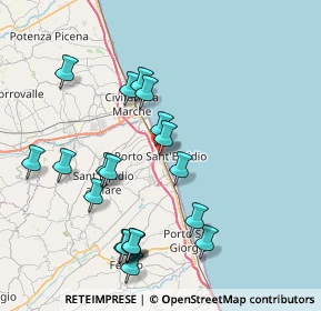 Mappa Via Indipendenza, 63821 Porto Sant'Elpidio FM, Italia (8.5515)